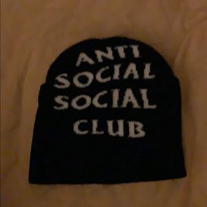 Anti Social Social Club Black Cotton hat